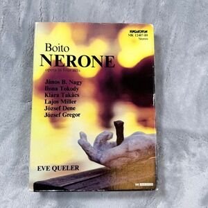 Boito‎ Nerone Opera in Four Acts Hungaroton MK 12487-89 Cassette Opera Recording